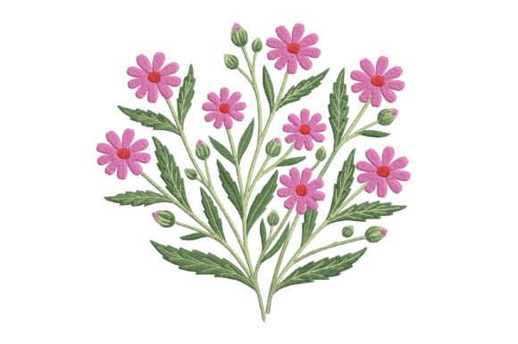Download Wildflower Embroidery Design - Wildflower embroidery Collection