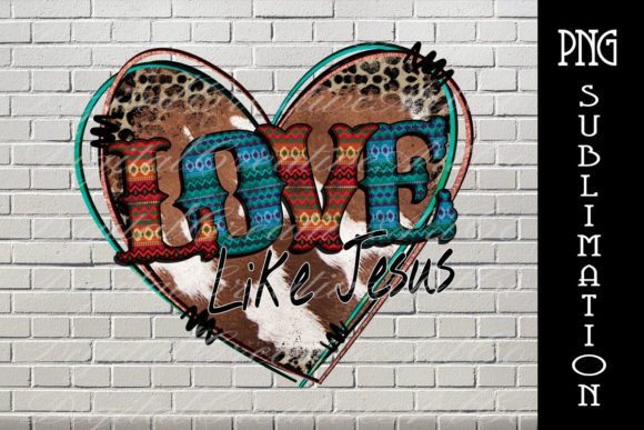 Download Western Love Like Jesus Heart Leopard - Premium Resources