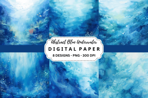 Download Abstract Blue Underwater Backgrounds - Underwater Collection