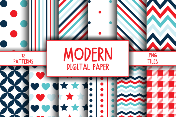 Download Modern Pattern Digital Paper - Modern pattern Collection