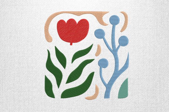 Download Botanical Garden Embroidery Design - Botanical Collection